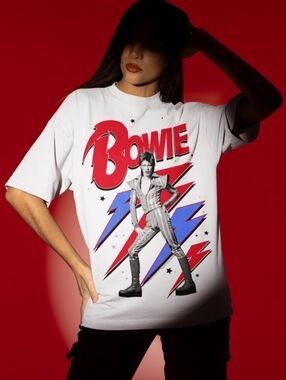 David Bowie "Ziggy Stardust" T-shirt (2025), NWOT